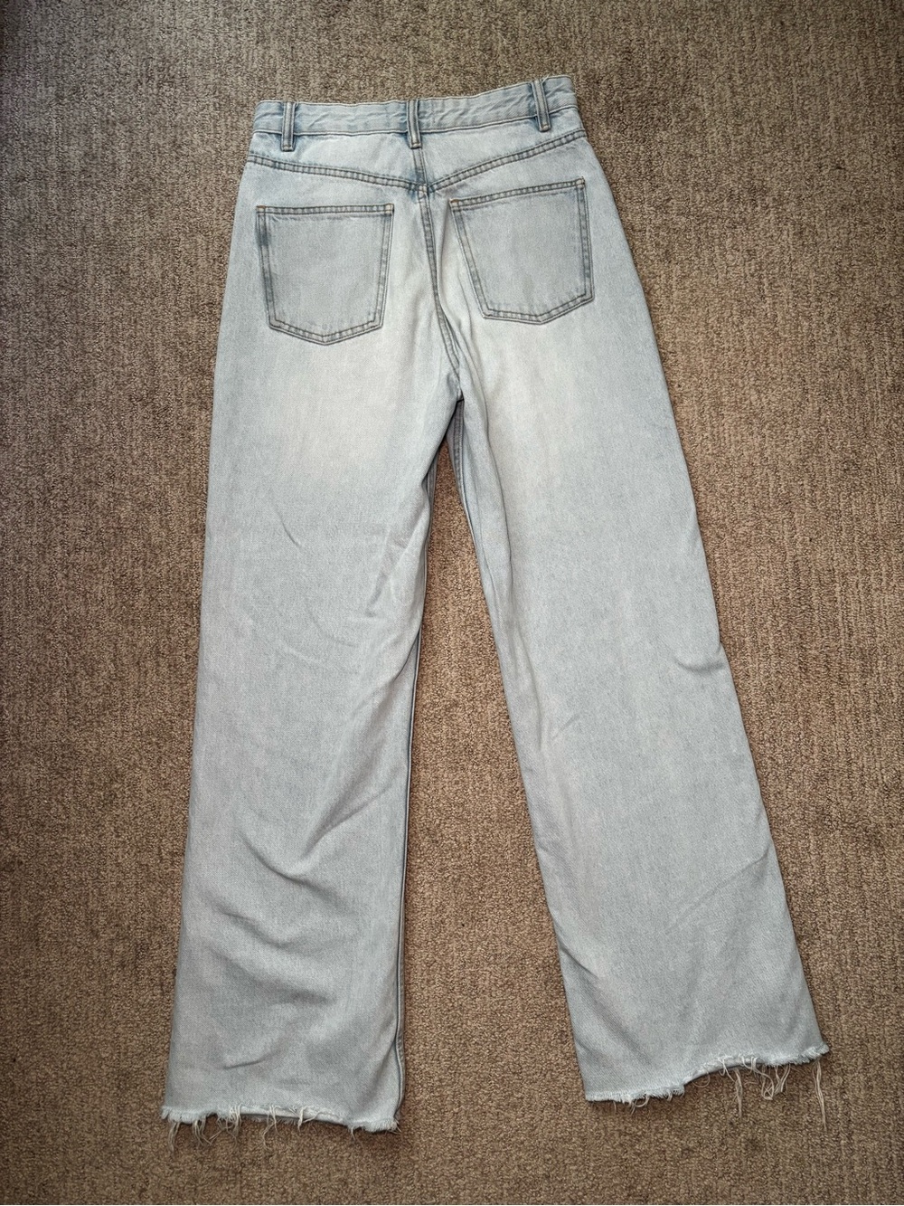 Zara Wide Straight Leg Jean - Picture 6 of 9